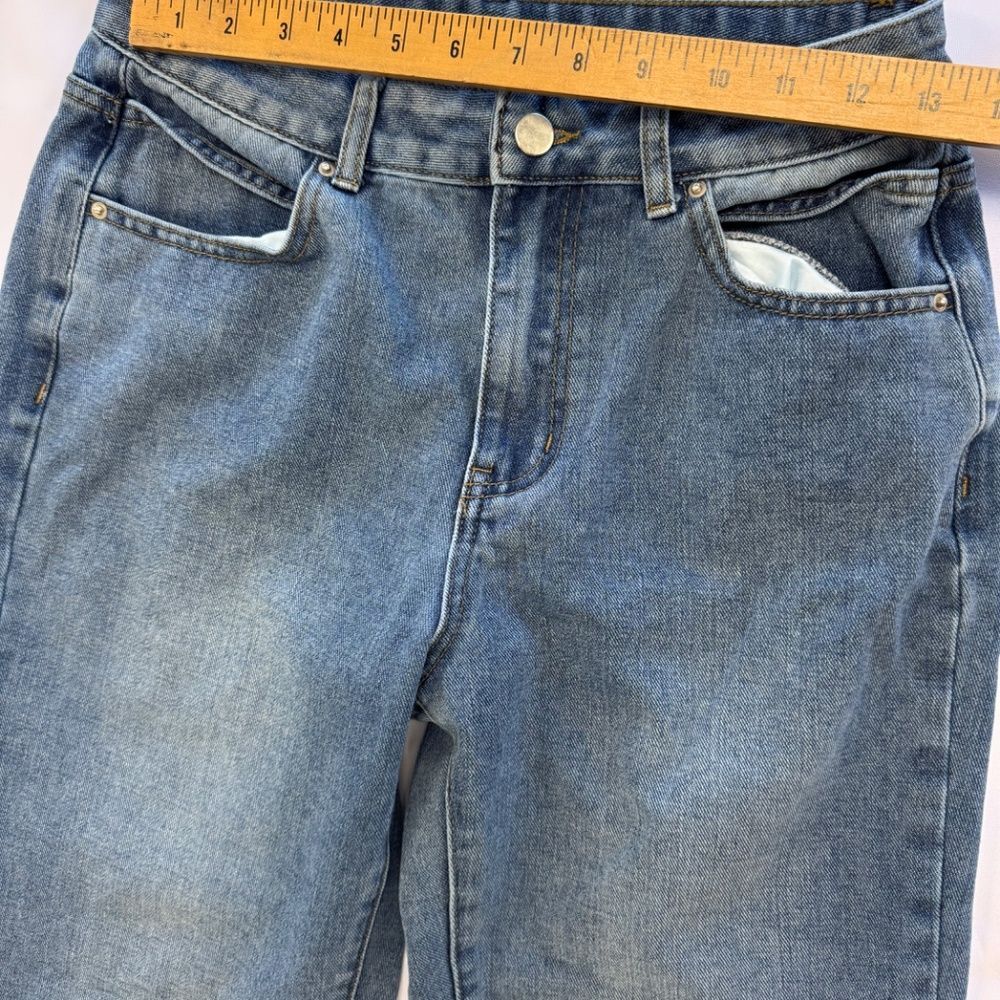 NVFelix High Rise Wide Leg Medium Wash Jean Size Medium - Picture 5 of 6